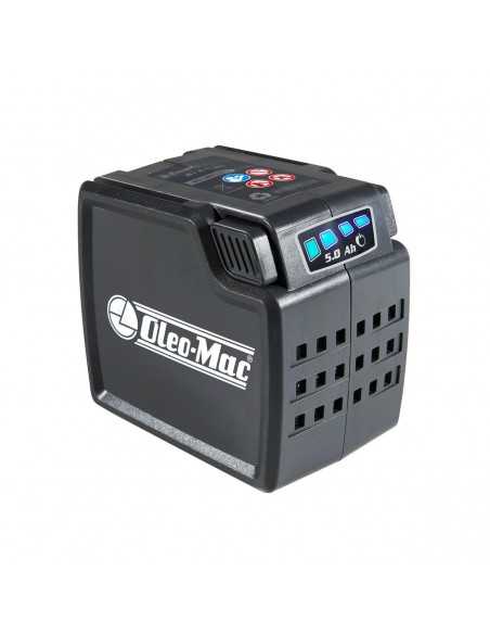 Oleo-Mac Rasaerba Gi 48 T con due Batterie Bi 5,0M e Caricatore CRG