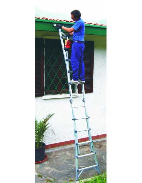 Scala professionale in alluminio Frigerio 1970/16 utilizzo estesa