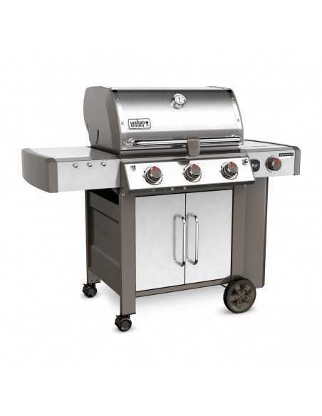 Barbecue a gas Weber Genesis II LX S 340 GBS INOX vista angolata
