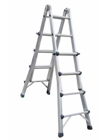 Scala professionale in alluminio Frigerio 1970/16  posizione cavalletto