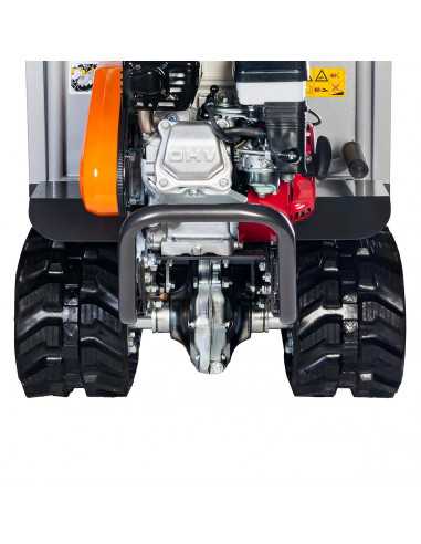 Oleo-Mac Carrello Cingolato CR 450 Motore Honda GX 160 OHV Portata 450 Kg
