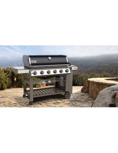 Barbecue a gas Weber Genesis II E-610 con sfondo