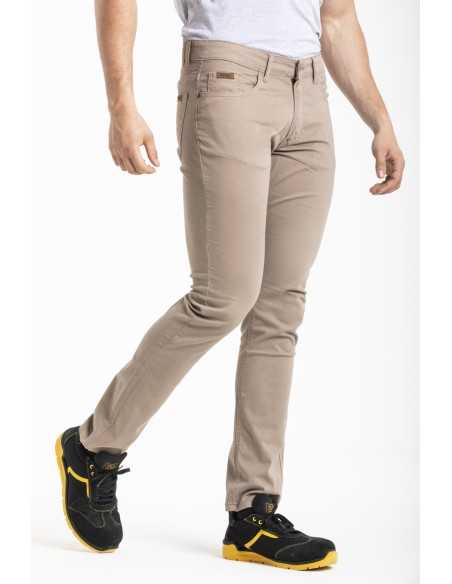 Pantaloni da lavoro Rica Lewis Workwear Jeans Fibreflex® Straight Beige WORK10