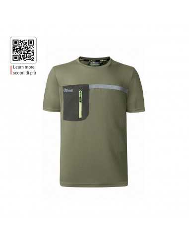 T-Shirt da lavoro U-Power CHRISTAL Burnt Olive