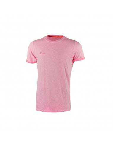 T-Shirt da lavoro U-Power FLUO Pink Fluo