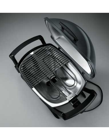Grill elettrico Weber Q2400 visione aerea griglia e serpentina
