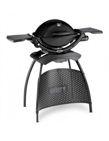 Barbecue a gas Weber 1200 con stand  visione frontale