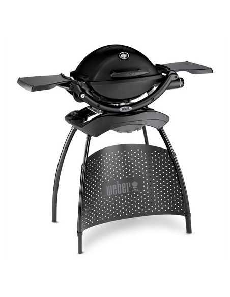 Barbecue a gas Weber 1200 con stand  visione frontale