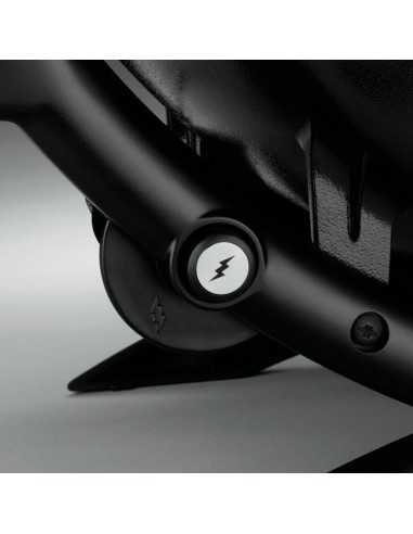 Barbecue a gas Weber 1200 con stand particolare del pulsante di accensione piezoelettrico