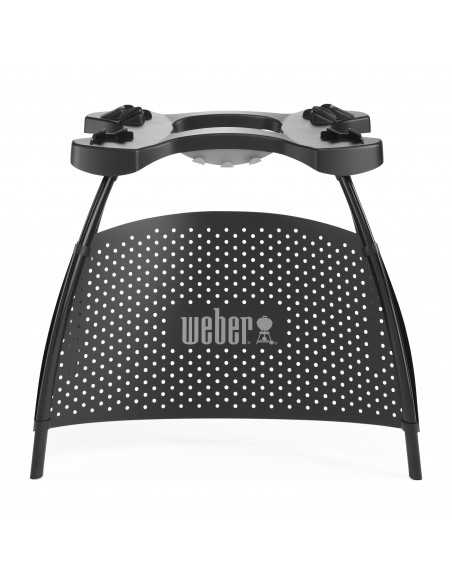 Barbecue a gas Weber 1200 con stand particolare del carrello