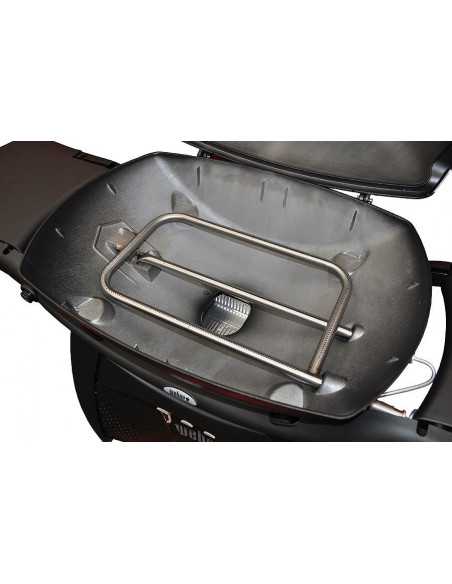 Barbecue a gas Weber Q 3200 particolare dei bruciatori in acciaio inox Barbecue a gas Weber Q 3200 particolare dei bruciatori in acciaio inox