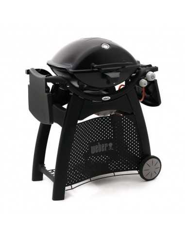 Barbecue a gas Weber Q 3200 vista con ripiani chiusi Barbecue a gas Weber Q 3200 vista con ripiani chiusi