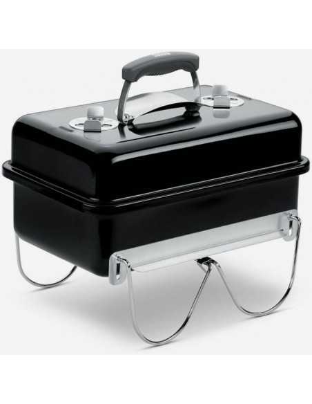 Weber Go-Anywhere a carbone vista angolata