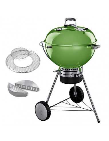 Weber Master-Touch GBS 57cm Verde con griglia GBS e cesti separa carbone in dotazione