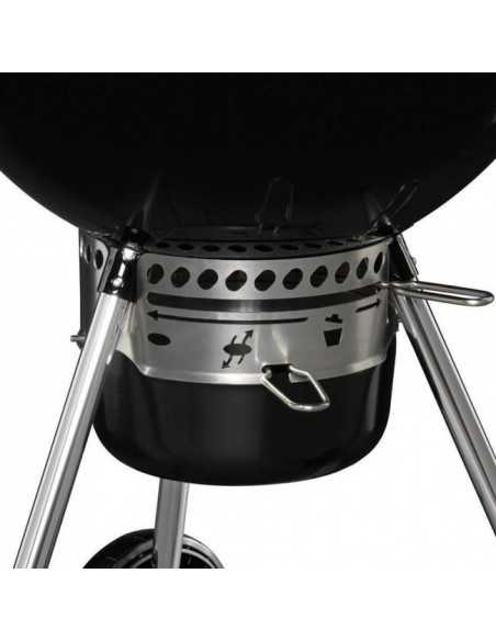 Weber Master-Touch GBS 57cm Verde particolare del sistema di smaltimento della cenere