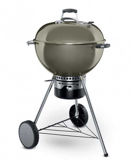 Weber Master-Touch GBS 57cm Grigio vista angolata