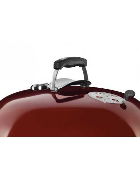 Weber Master-Touch GBS 57cm Rosso particolare colore coperchio e maniglia