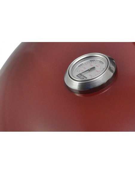 Weber Master-Touch GBS 57cm Rosso particolare termometro integrato sul coperchio