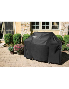 Custodia Premium per Barbecue Genesis II a 3 bruciatori vista angolata 2