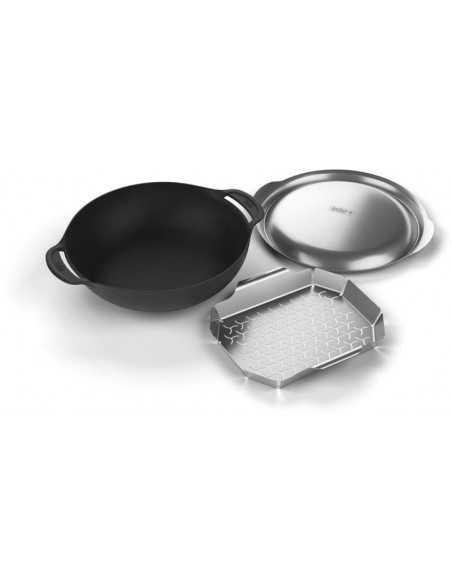 Wok Gourmet BBQ System con accessori