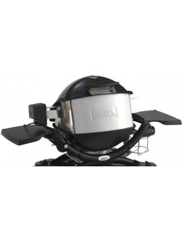 Girarrosto per Weber Q serie 100 e 1000 montato sul grill