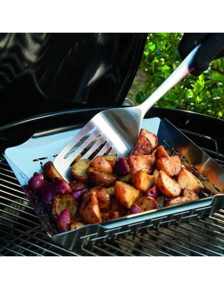 Vassoio Weber per verdure -34 x 38 x 5 cm- con patate arrosto