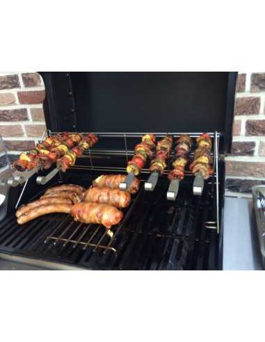 Supporto di cottura su più livelli Weber cottura di spiedini su più livelli