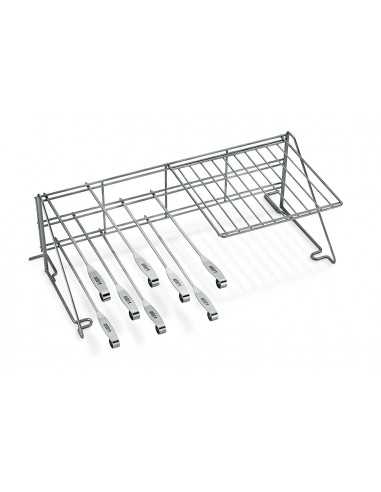 Supporto di cottura su più livelli Weber con accessori non compresi