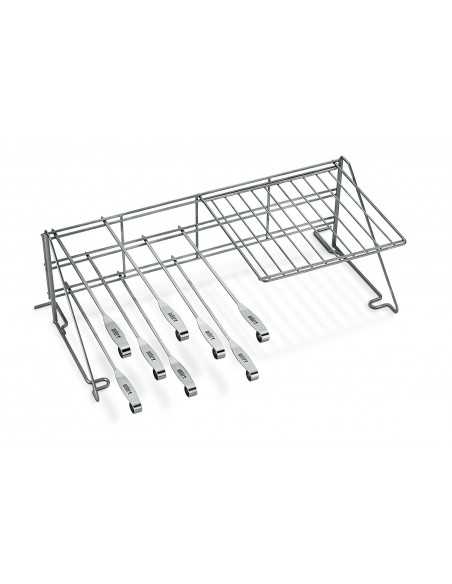 Supporto di cottura su più livelli Weber con accessori non compresi