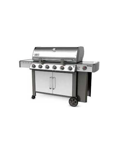 Weber Genesis II LX S-640 GBS gas grill 63004129 visione frontale angolata