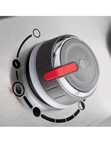 Weber Genesis II LX S-640 GBS gas grill 63004129 particolare manopola 