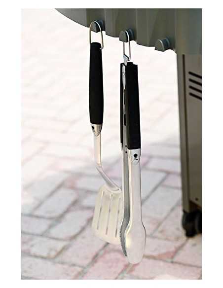 Kit 2 accessori Weber in acciaio inox appesi al grill