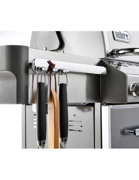 Kit 2 accessori Weber in acciaio inox appesi a barbecue Summit