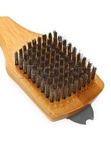 Spazzola piccola in legno Weber ingrandimento della testa