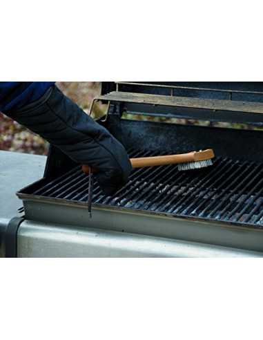 Spazzola grande in legno Weber ideale per la pulizia di grandi griglie