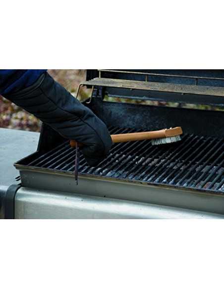 Spazzola grande in legno Weber ideale per la pulizia di grandi griglie