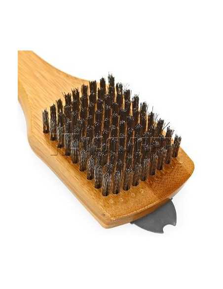 Spazzola grande in legno Weber ingrandimento della testa