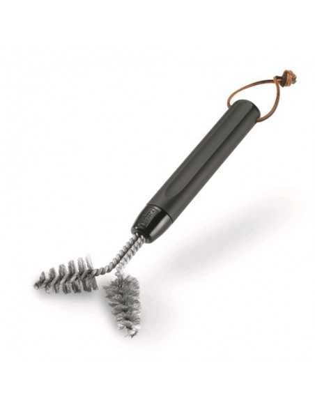 Spazzola a due teste Weber su sfondo bianco