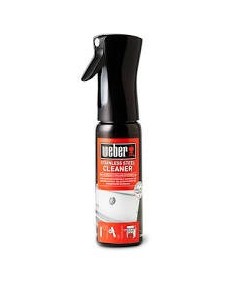 Detergente Weber per acciaio inox su sfondo bianco