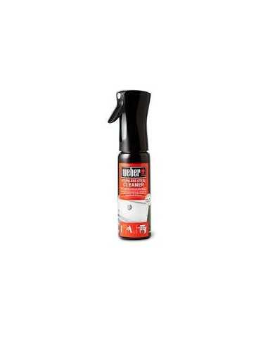Detergente Weber per acciaio inox su sfondo bianco