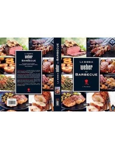 La Bibbia Weber del Barbecue con copertina e retro del libro