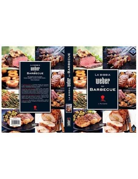La Bibbia Weber del Barbecue con copertina e retro del libro