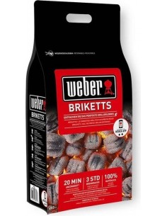 Bricchetti Weber 8kg sacco con chiusura richiudibile