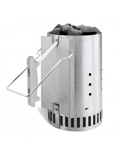 Kit Ciminiera di accensione Weber con 2 kg di bricchetti e cubetti di accensione 2