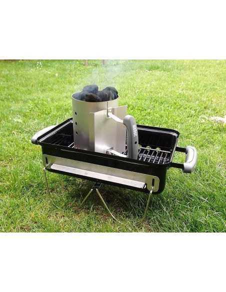 Ciminiera di accensione piccola Weber in accensione su grill Go Anywhere 