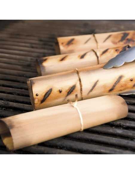 Wraps da affumicatura al ciliegio in cottura su barbecue a carbone