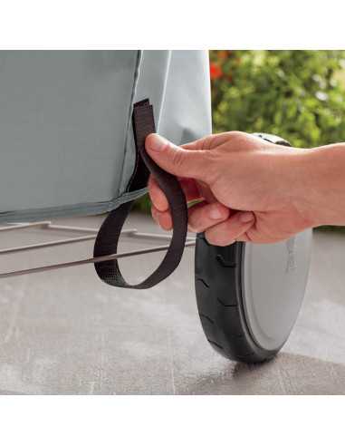 Custodia per Barbecue Weber a carbone d.47 con strap di ancoraggio alla base del telo
