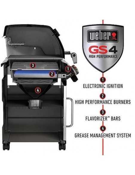 Weber Genesis II LX S-640 GBS gas grill 63004129 nuovo sistema GS4