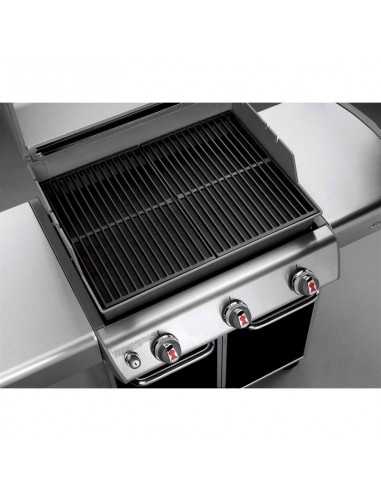 Weber Genesis E-310 Smoke Gray 3 fuochi 6515029 con doppia grata in ghisa