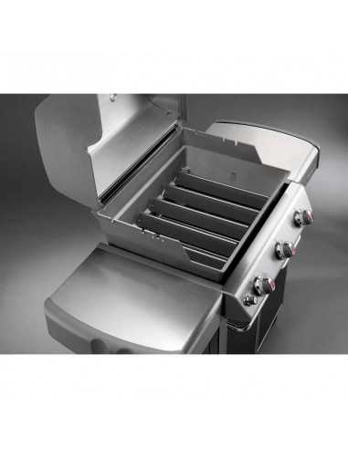 Weber Genesis E-310 Smoke Gray 3 fuochi 6515029 con barre flvorizer